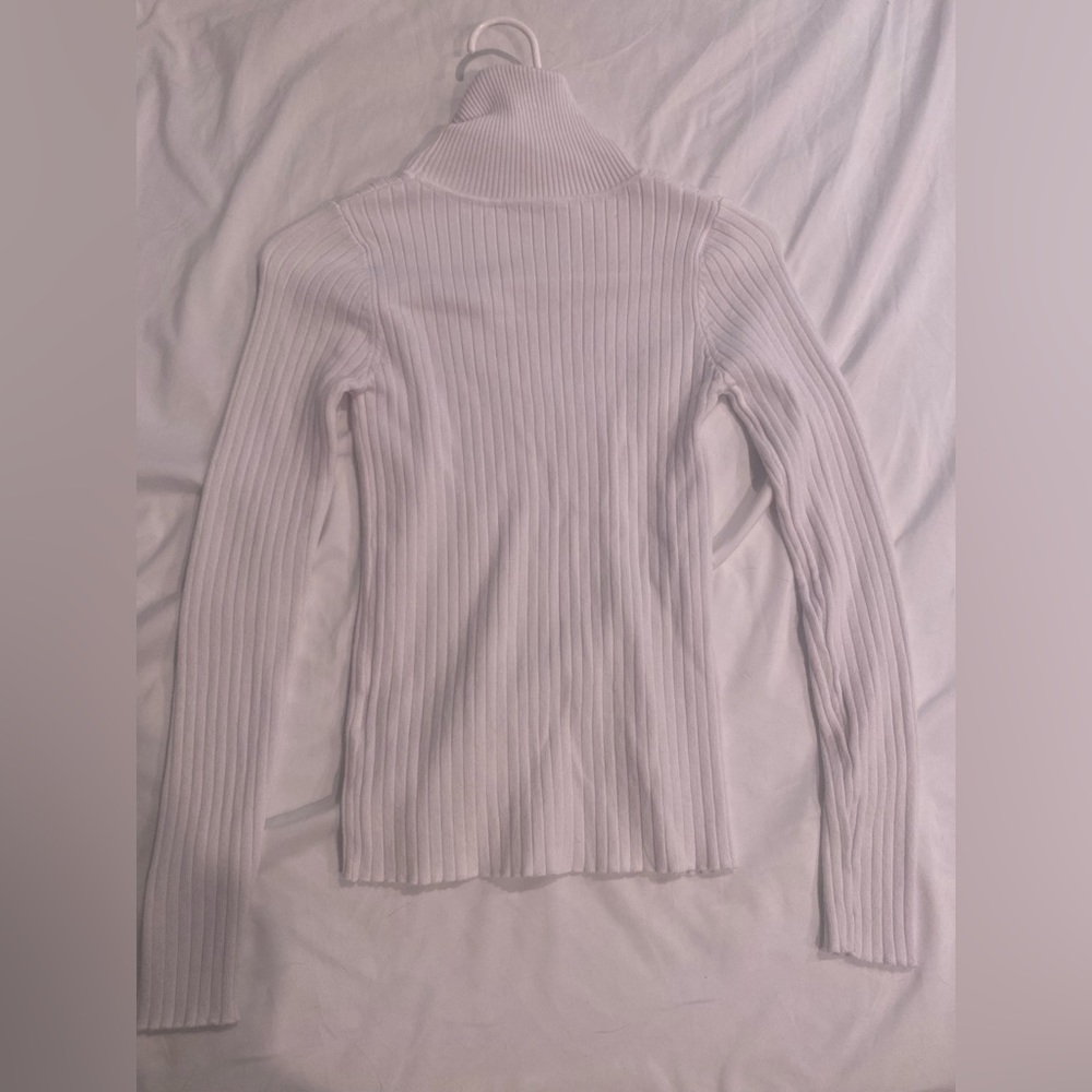 White Turtle Neck